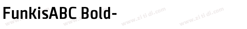 FunkisABC Bold字体转换